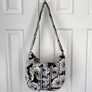 Sold. Vera Bradley Poppies Black and White Floral Crossbody Bag